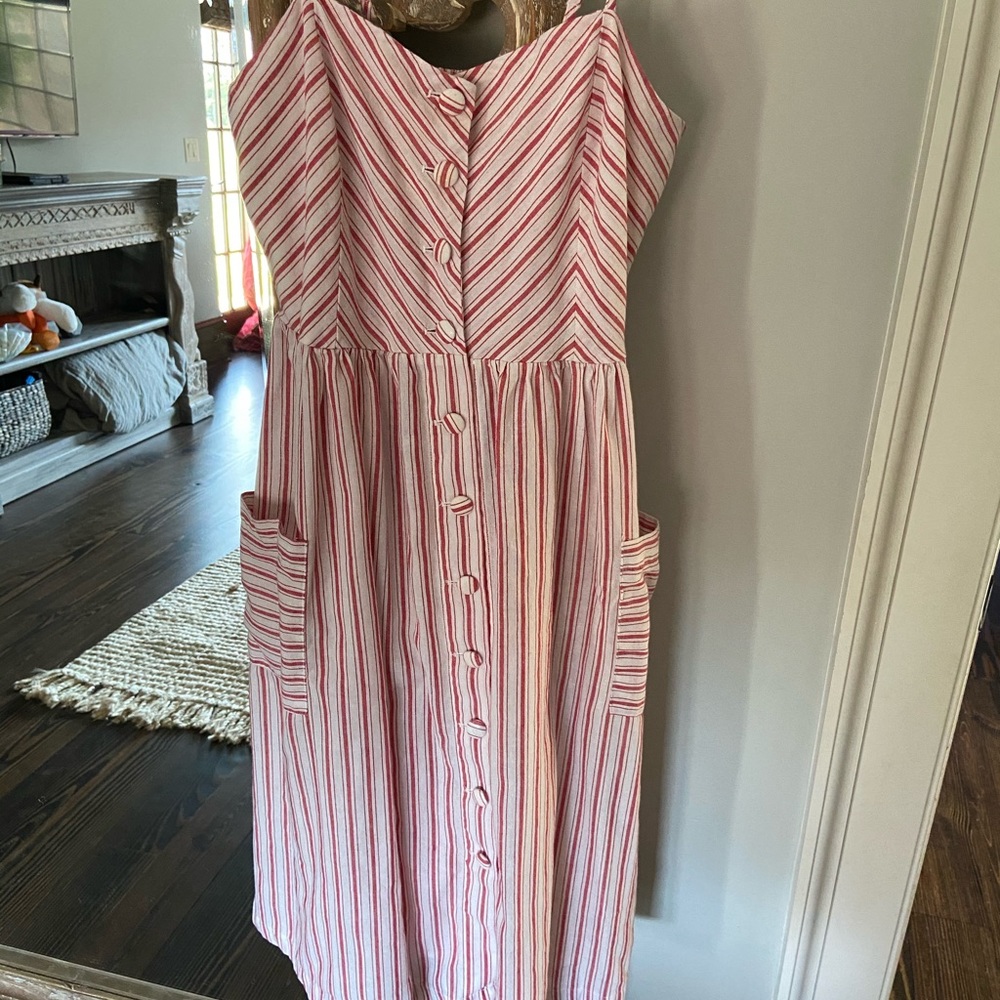 Pink blush maternity dress